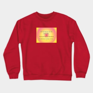 Bilbao oracle card 39 perception Crewneck Sweatshirt